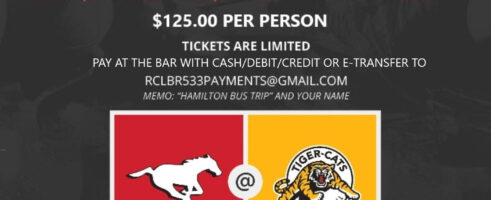 Hamilton Ticats Football Bus Trip: Saturday 11 Oct 2025