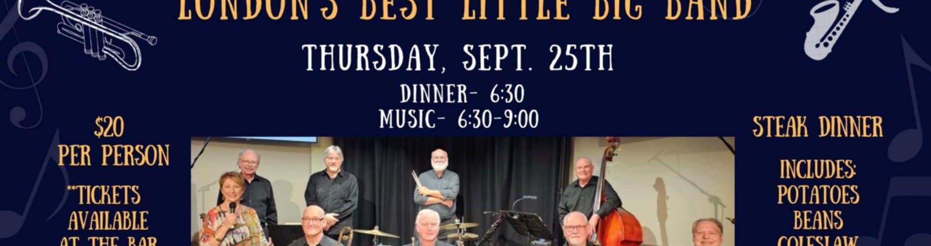Steak Dinner – Saturday  25 Sept 2025 – 6:30 – 9:00 PM
