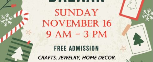 Christmas Bazaar – Sunday 16 Nov 2025 – 9:00 AM – 3:00 PM