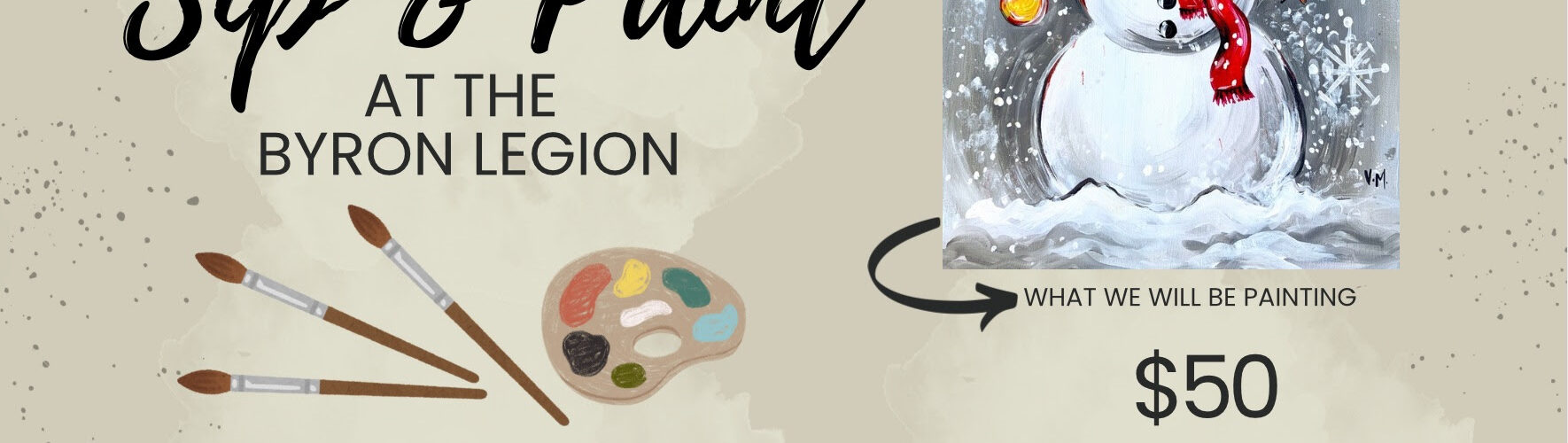 Paint Afternoon: Sunday 9 Nov 2025 – 2:00 – 4:00 PM