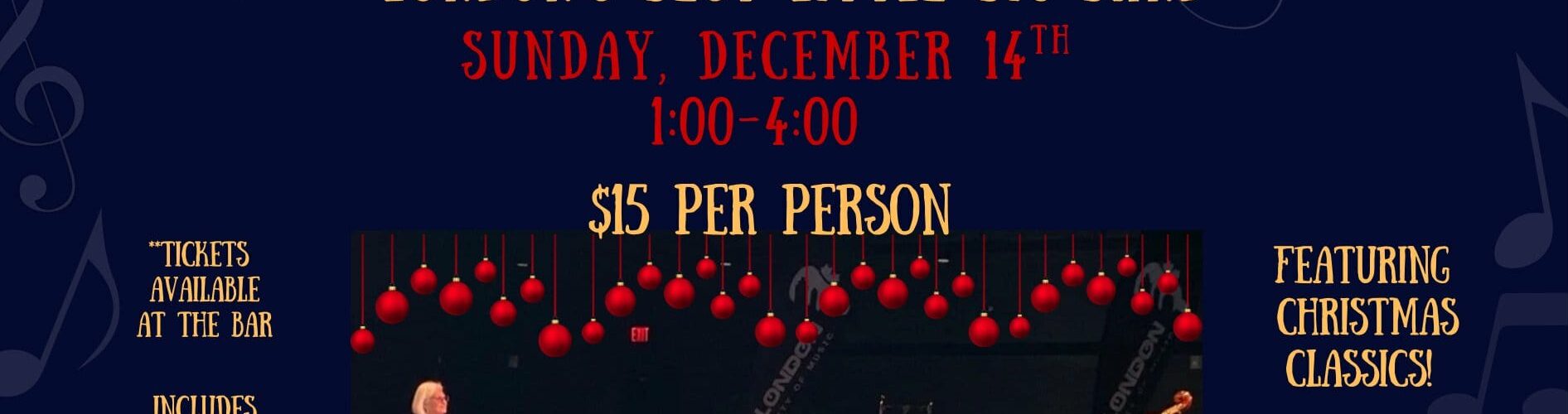 The Music Makers – 14 Dec from 1-4 PM