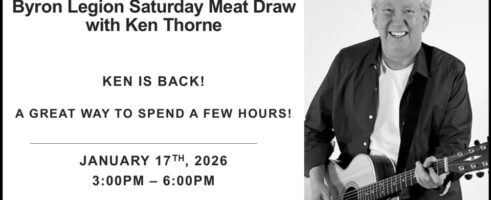 Meat Draw & Music – Ken Thorne – 17 Jan 2026 – 3-6 PM