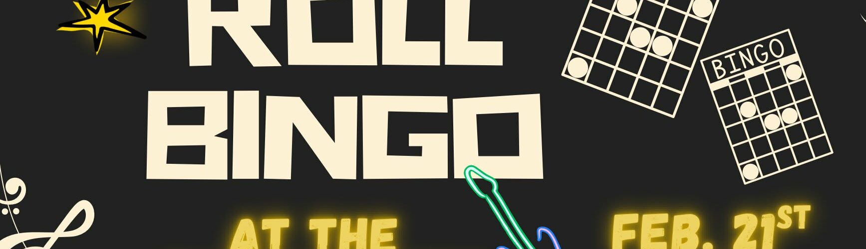 Rock and Roll Bingo – 7:00 PM 21 Feb 2026