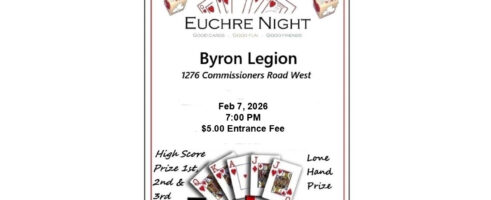 Euchre – 7 Feb 2026 7:00 PM