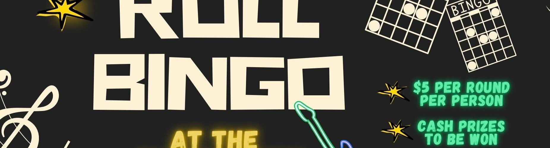 Rock and Roll Bingo – Saturday 21 Mar 2026, 7:00 PM