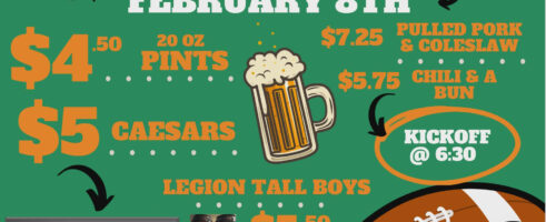 Super Bowl Party –  8 Feb 2026 –