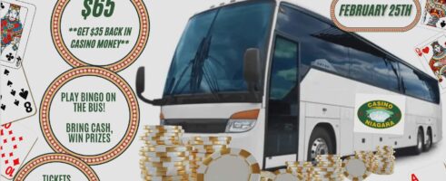Niagara Falls Casino Bus Trip – 25 Feb 2026
