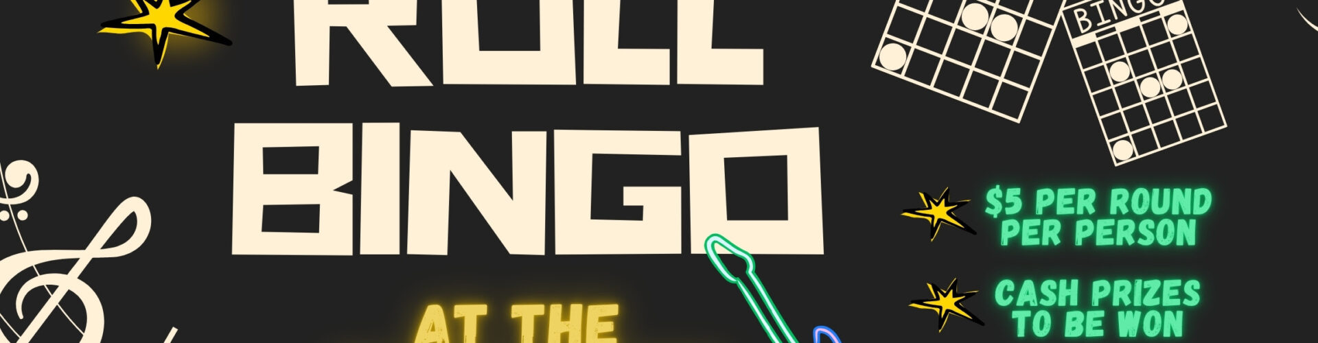 Rock and Roll Bingo – 9 May 2026 at 7:00 PM