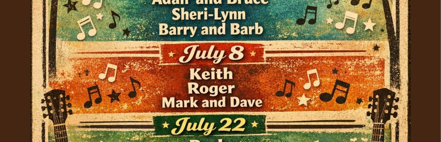 Summer Music on the Patio – June 10 – August 26